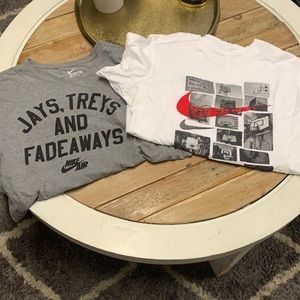 2 Nike men’s basketball tees